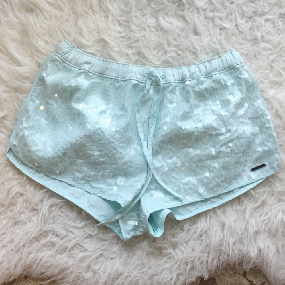 SOLD- Abercrombie & Fitch Baby Blue shorts
